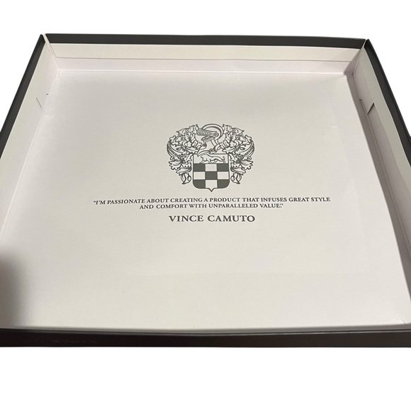 New! Vince Camuto Amtinda Black Squared Tow Boot Bootie - Picture 5 of 7